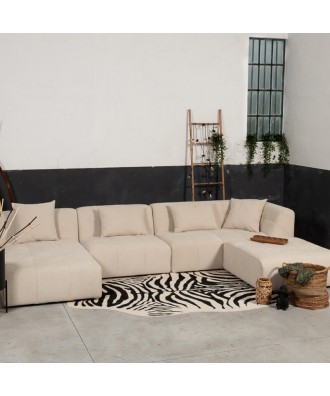 POGO CONCEPT BRONX SOFÁ MODULAR 5 PLAZAS BEIGE TAKANAP