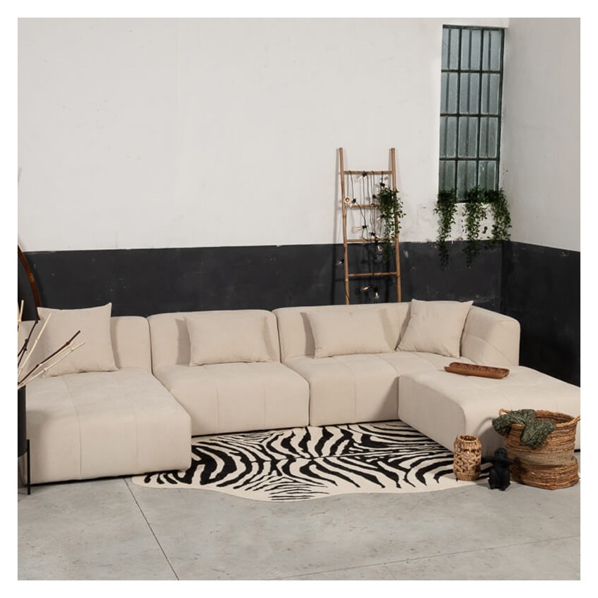 POGO CONCEPT BRONX SOFÁ MODULAR 5 PLAZAS BEIGE TAKANAP