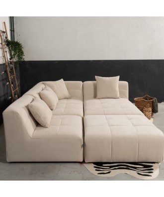 POGO CONCEPT BRONX SOFÁ MODULAR 5 PLAZAS BEIGE TAKANAP