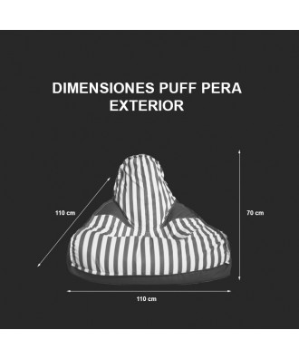 Puff pera exterior Takanap