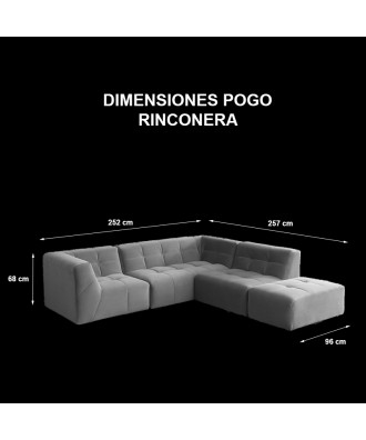 DIMENSIONES POGO SOFÁ RINCONERA TAKANAP