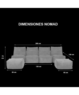 Nomad interior sofá modular  Takanap